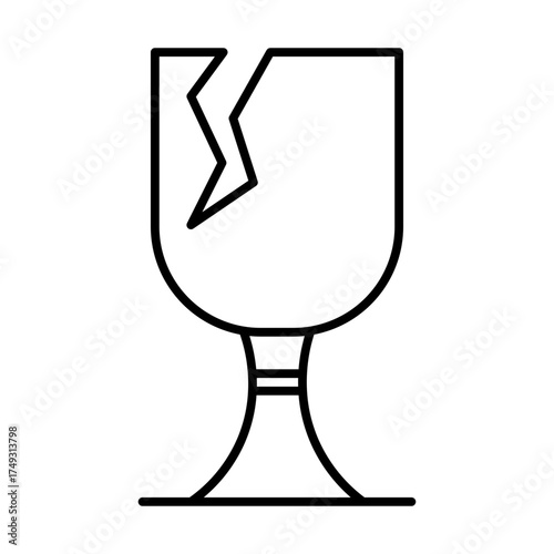 glass line icon