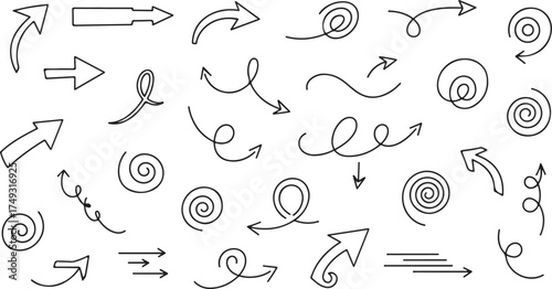 Hand Drawn Utility Icons: Arrows, Checks, Stars, and Question Marks Vector Set

Outline Doodles for Navigation and Lists | Check Mark and Directional Symbols

Minimalist Black and White Icons: Arrows,