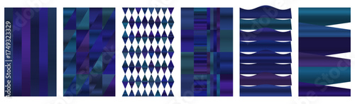  Night sky gradient deep blue purple black backgrounds, dark starry cosmic texture collection for astronomy design, space posters, galaxy graphics, and mysterious artistic projects