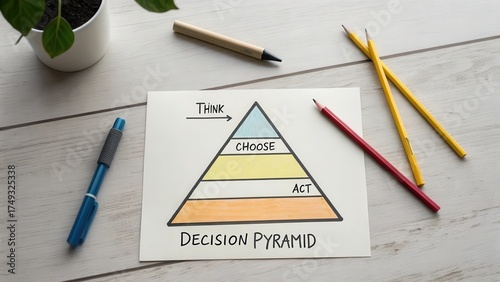 Decision Pyramid Concept for Thoughtful Planning and Action Steps