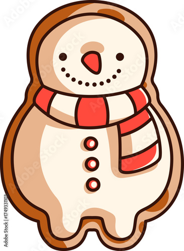 Gingerbread Snowman