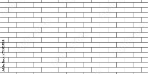 Pavement seamless mosaic stone concrete wall surface tiles. subway vector block rock white brick wall texture background.	
