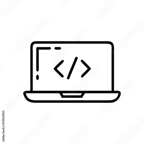Coding Laptop Icons: Enhance Programming, Development, and SEO Skills in 2025