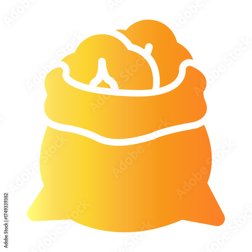cotton sack Gradient icon