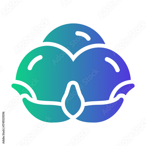 cotton seed Gradient icon