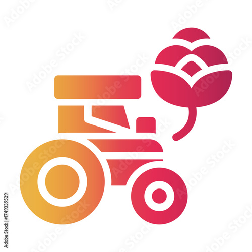 tractor Gradient icon