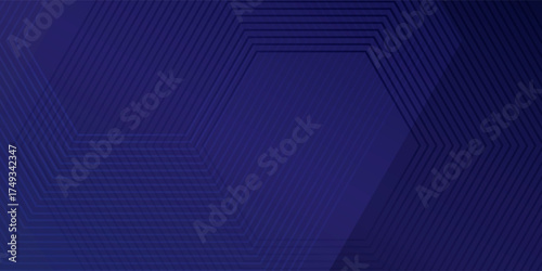 Art gradient lines hexagon pattern. Futuristic technology concept art modern design simple