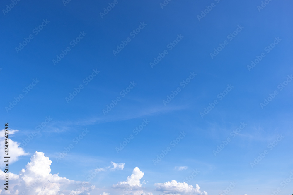 Fototapeta premium clear blue sky background,clouds with background.