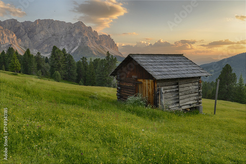 house in the mountains