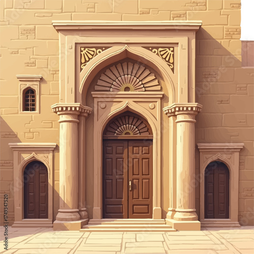 entrance to the taj mahal