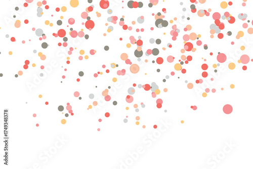Light multicolor background, colorful vector texture with circles. Splash effect banner. Glitter silver dot abstract illustration with blurred drops of rain. Pattern for web page, banner,poster, card.