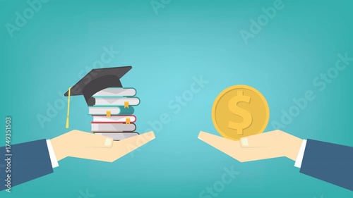 Investment in knowledge, student loan and scholarship	