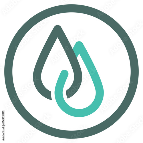 Vector icon representing cholesterol levels for health and nutrition infographics.