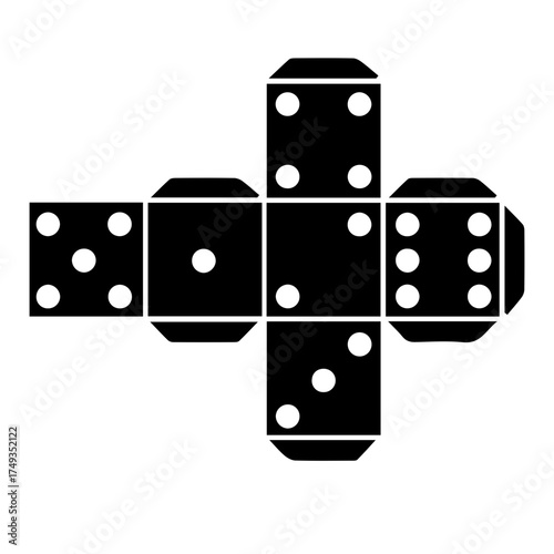 Printable Dice Template