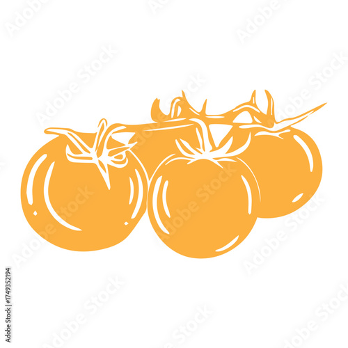 Fresh Vine Tomatoes Graphic