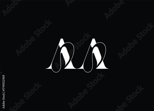 AA monogram logo | modern luxury initials design