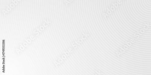 Modern white gray abstract background, the look of stainless steel, circular lines on a blue background. Vector Illustration
