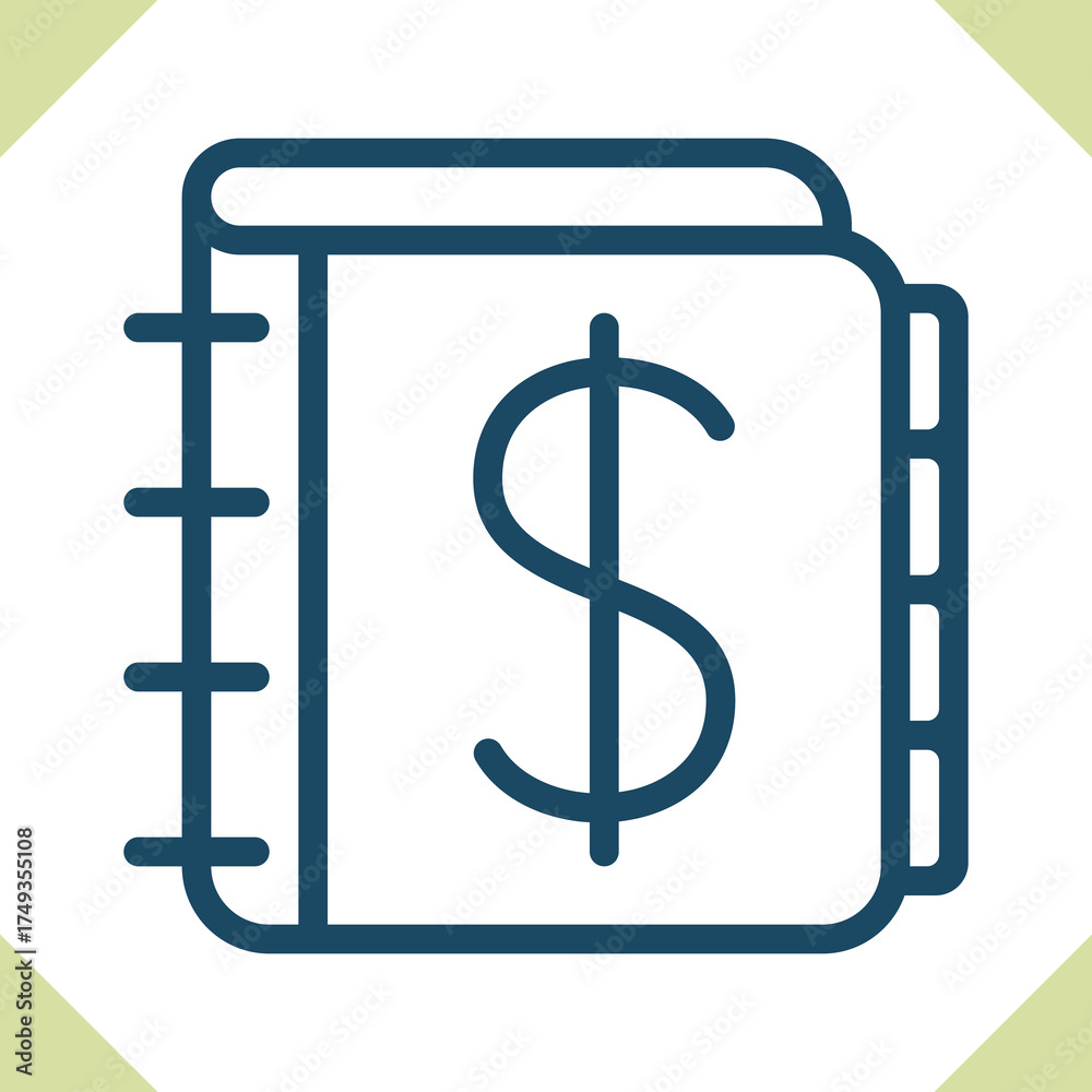Obraz premium Ledger Icon