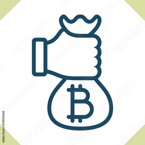 Currency - Bitcoin Icon