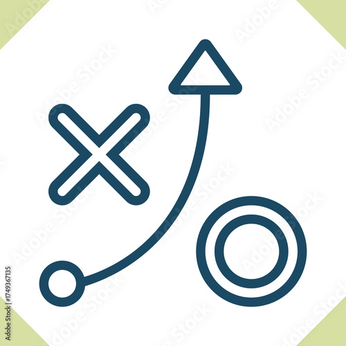 Strategy - Tactics Icon