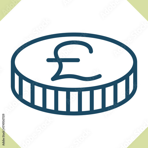 Currency - Pound Icon