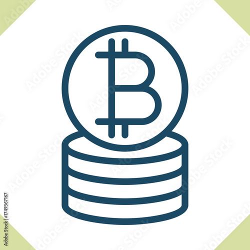 Currency - Bitcoin Icon