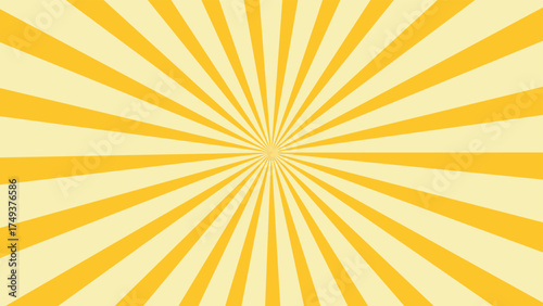 Yellow cream spiral radial pattern background abstract optical illusion swirl movement design vibrant psychedelic hypnotic concept retro motion waves center twist symmetry energetic visual art