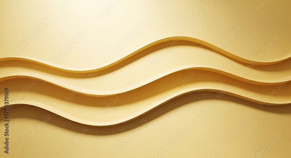 Obraz premium Gold Wave Abstract Background
