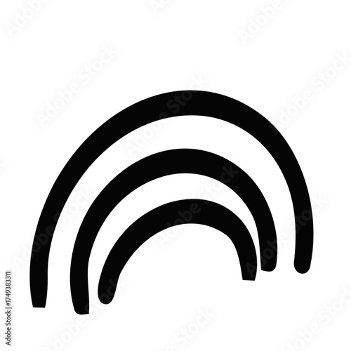 set of black and white icons, set of hand drawn ink splashes, set of hand drawn arrows
