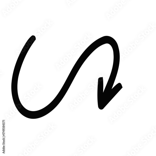 set of black and white icons, set of hand drawn ink splashes, set of hand drawn arrows
