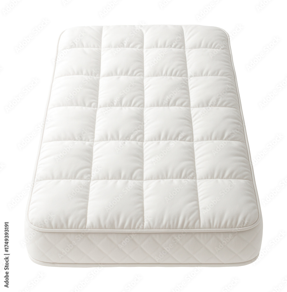 Fototapeta premium A hypoallergenic mattress pad that offers down-like softness for allergy-sensitive homes.