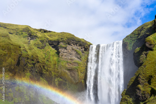 waterfall in iceland
