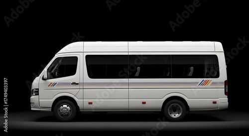 South African Minibus Taxi Side View
