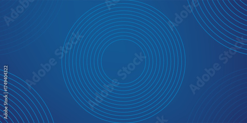 Bright blue dynamic abstract vector background with diagonal lines. 3d cover of business presentation banner for sale event night party. Fast moving soft circle wave line stripe decoration