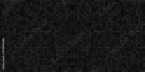 Black abstract background with transparent squares, vector illustration eps10