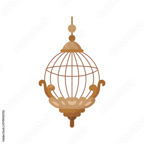 Ornate Vintage Birdcage