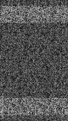 Bad Tv Signal, TV snow or noise background. Noise on an old TV screen. Bad tv screen noise glitch effect. white noise caused by bad signal reception, no signal background. 4k