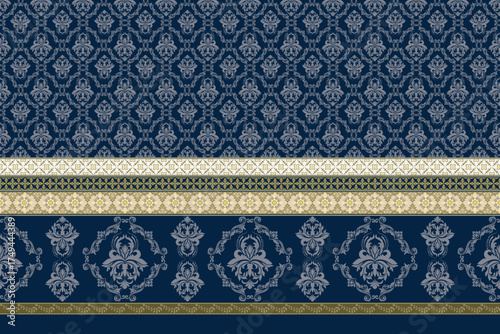 seamless damask pattern
