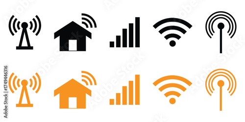 WIFI icon vector. Stay connected with smart home wireless network symbol. vector illustration.