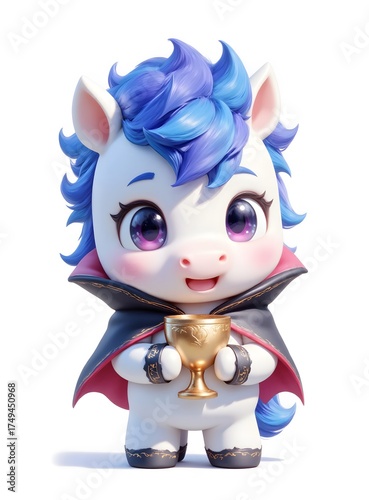 doll in a blue dress