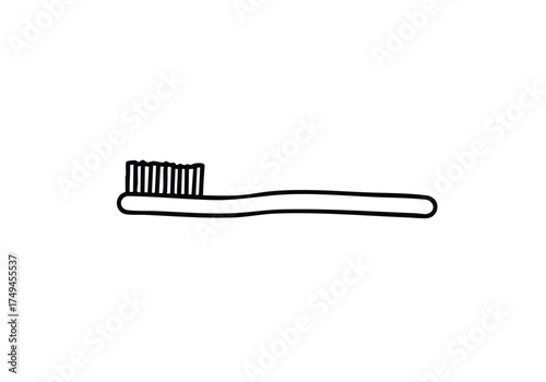 Clean fresh toothbrush promoting oral health and wellness for bright smiles and healthy habits, dental care essential for daily routine