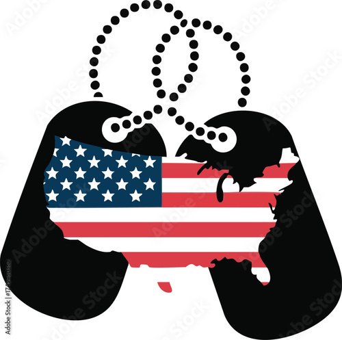 American Flag Dog Tags: Symbol of Patriotism and Military Service