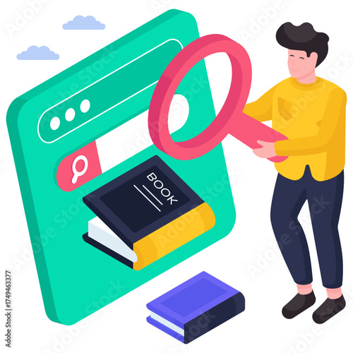 Vector design of search book