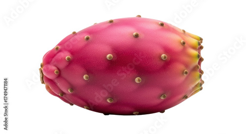 Tableau sur toile Isolated vibrant prickly pear fruit in studio lighting, ripe and ready to eat