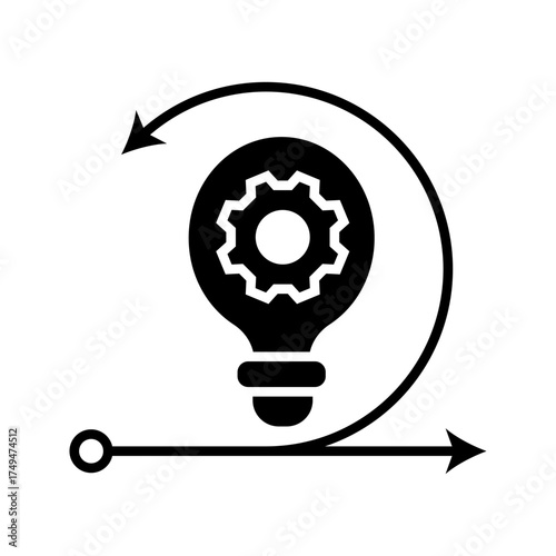 Agile, Agile Development Vector Icon Design- Editable Stroke	
