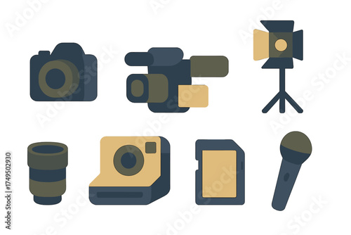 Essential equipment for film production photography and digital media creation