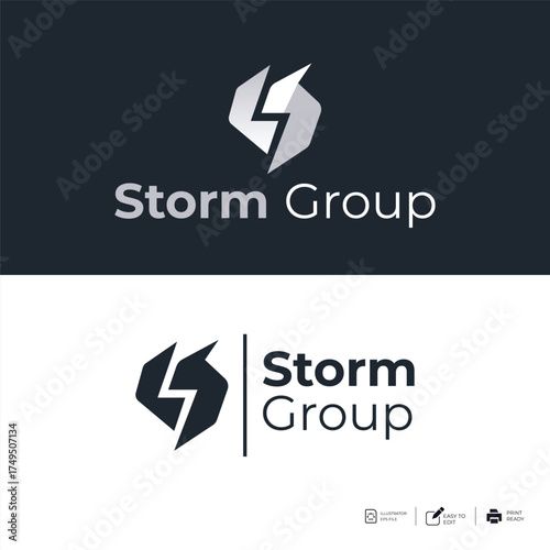  Social Group Logo template design icon
