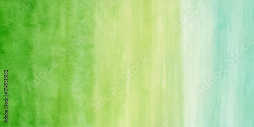 Abstract bright texture of multicolor paint background. watercolor hand painted green and turquoise watercolor background buisness card. 