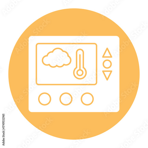Central heating Vector icon which can easily modify or edit