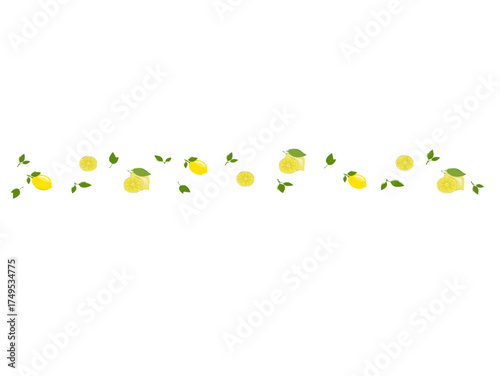 A delightful arrangement of bright yellow lemons and fresh green leaves adds a touch of summer charm, perfect for enhancing kitchens or festive gatherings with a refreshing vibe.